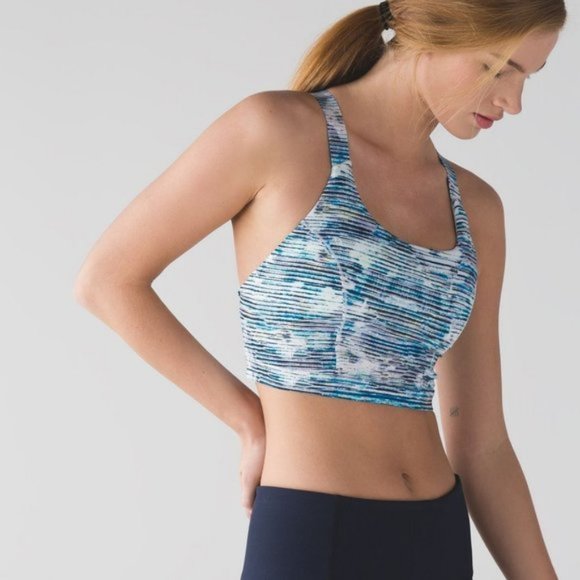 Lululemon Pure Practice Bra Blurry Belle Multi - Picture 4 of 14
